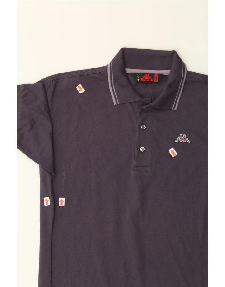 KAPPA Mens Polo Shirt Large Navy Blue Cotton Vintage Kappa and Second-Hand Kappa from Messina Hembry 