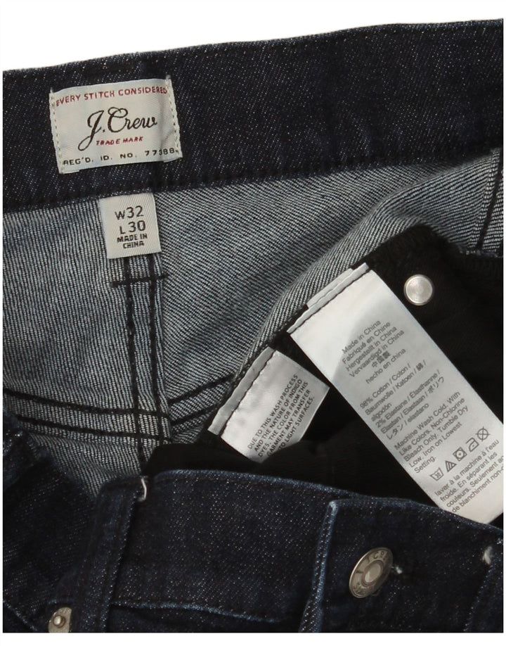 Jeansy damskie J. CREW 484 Straight W32 L30 Granatowa bawełna