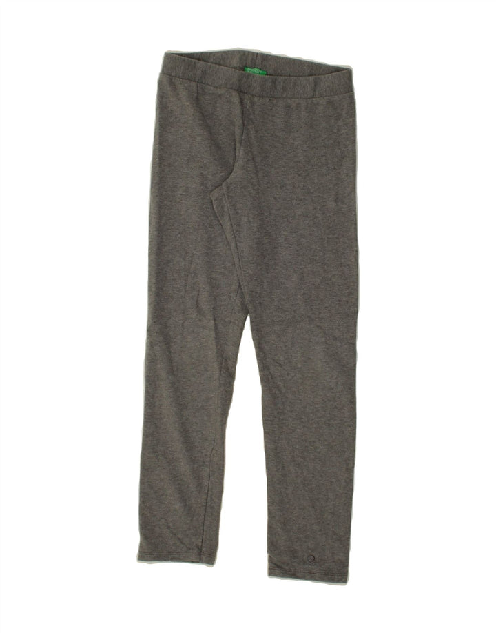 BENETTON Girls Leggings 6-7 Years  Grey Vintage Benetton and Second-Hand Benetton from Messina Hembry 
