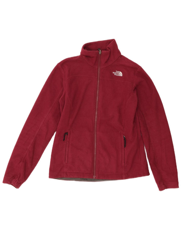Damska kurtka polarowa The North Face UK 10, mała, bordowa, z poliestru