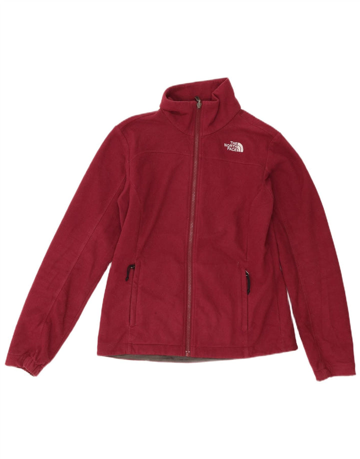 Damska kurtka polarowa The North Face UK 10, mała, bordowa, z poliestru
