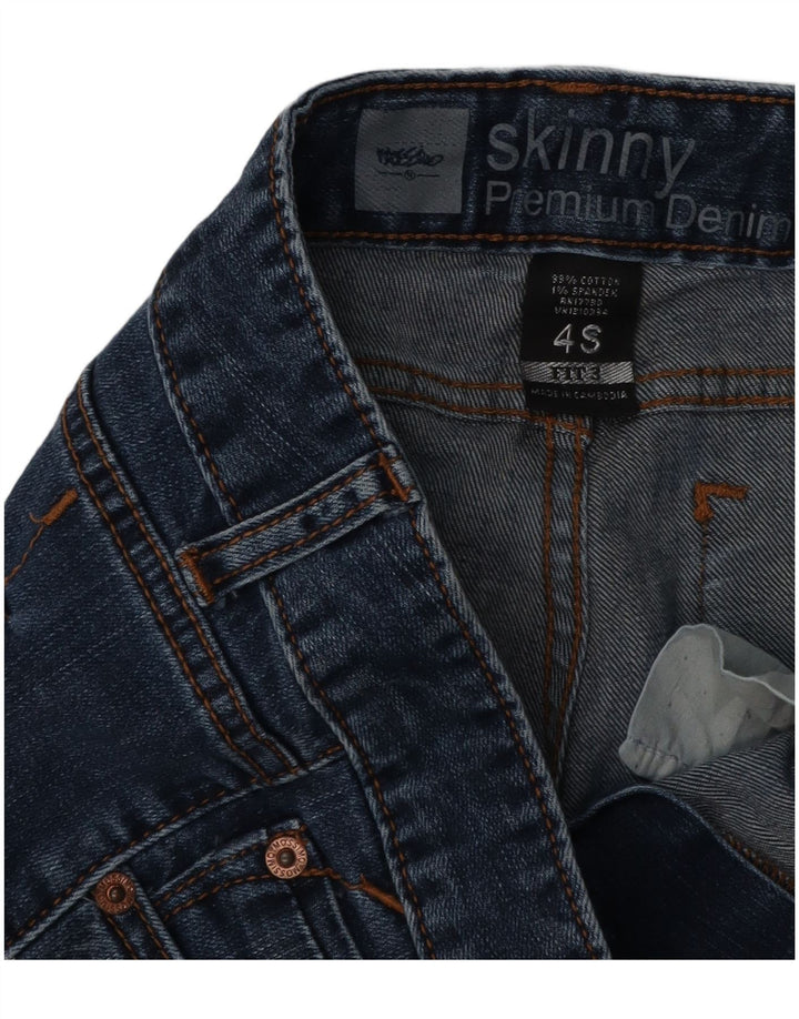 Damskie jeansy skinny MOSSIMO US 4 małe W29 L29 niebieska bawełna