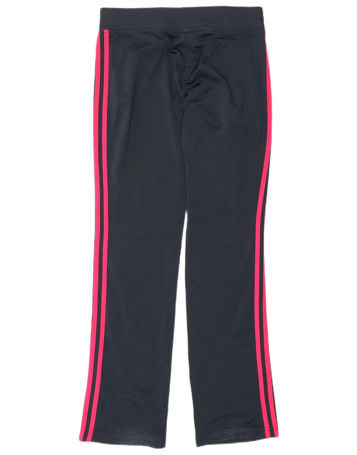 Damskie spodnie dresowe Adidas UK 10, małe, granatowe, poliestrowe