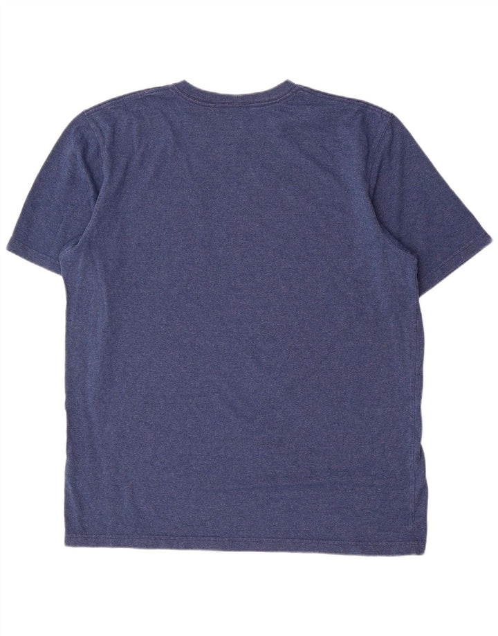 T-shirt męski Carhartt, duży, granatowy, bawełniany