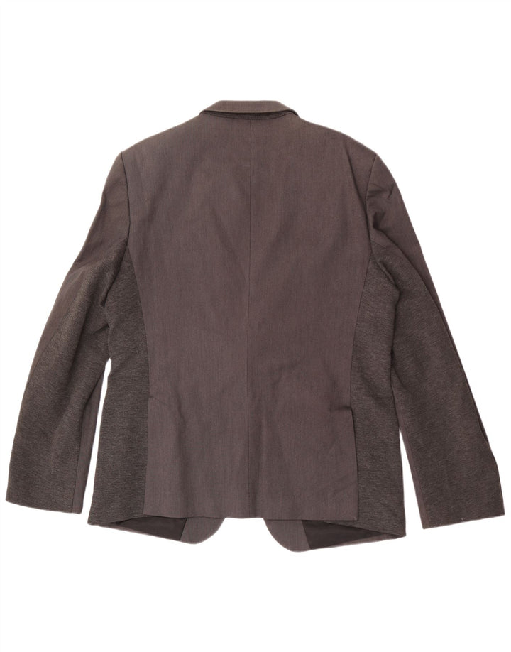 Zara Męska marynarka zapinana na 1 guzik EU 54 XL Szara bawełna