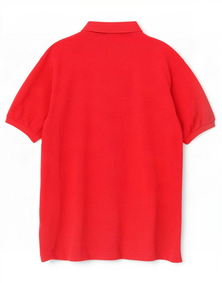 Męska koszulka polo Lacoste, rozmiar 7, 2XL, czerwona, bawełniana