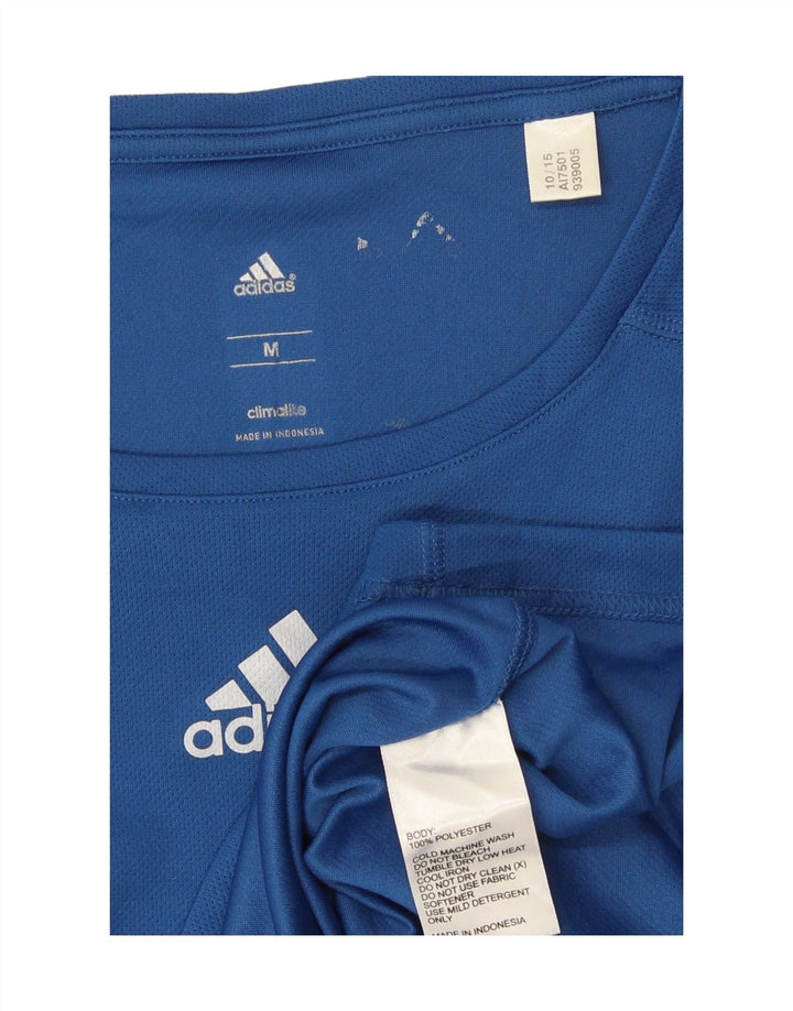 Adidas Męska kamizelka Climalite Top Średni Niebieski Poliester