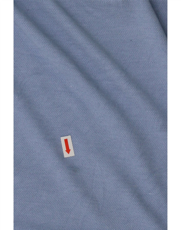 EDDIE BAUER Mens Polo Shirt Large Blue Cotton Vintage Eddie Bauer and Second-Hand Eddie Bauer from Messina Hembry 