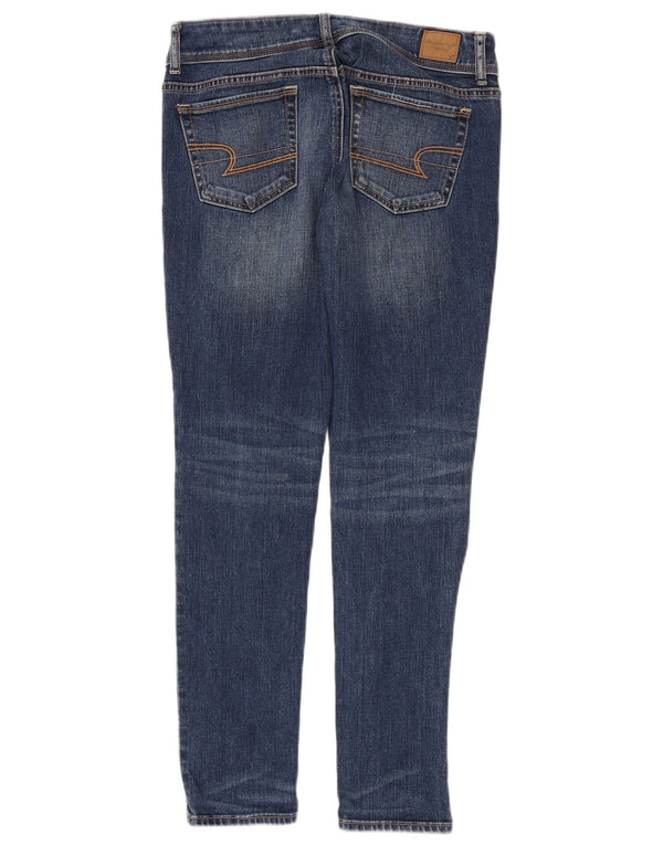 Damskie jeansy skinny American Eagle US 6 Medium W30 L29 Granatowa bawełna