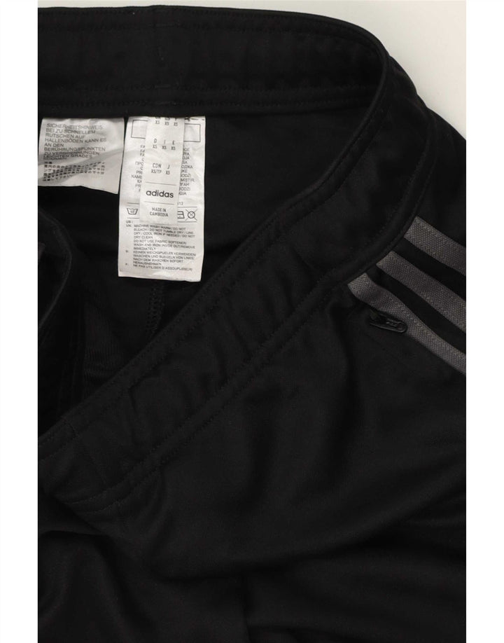 Męskie spodnie dresowe Adidas XS, czarne, poliestrowe
