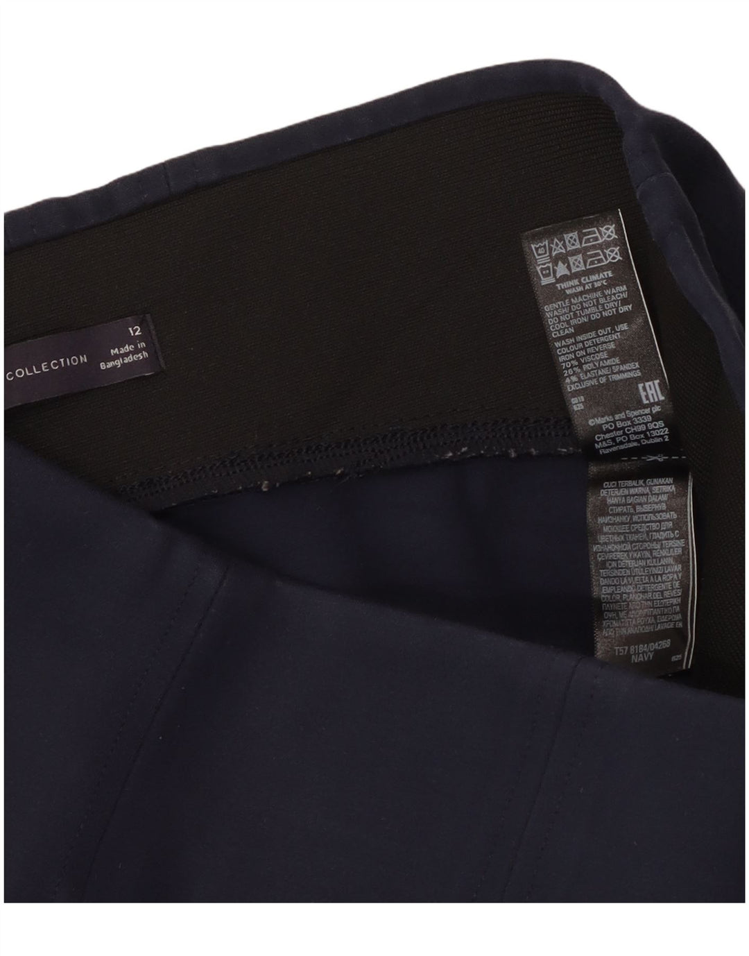 Legginsy damskie Marks & Spencer UK 14 Średni granatowy wiskoza