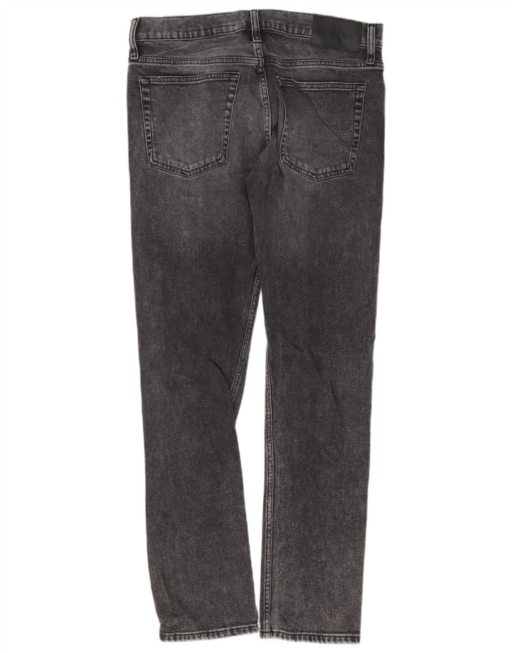 Męskie jeansy Calvin Klein W32 L32 Szara bawełna