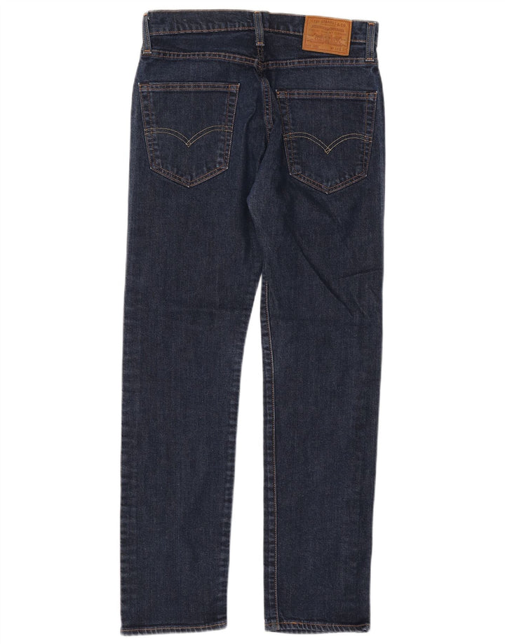 Męskie jeansy Levi's 502 Tapered W30 L32 Granatowa bawełna