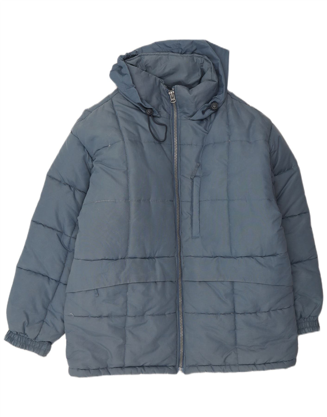 Vintage męska ocieplana kurtka UK 40, duża niebieska