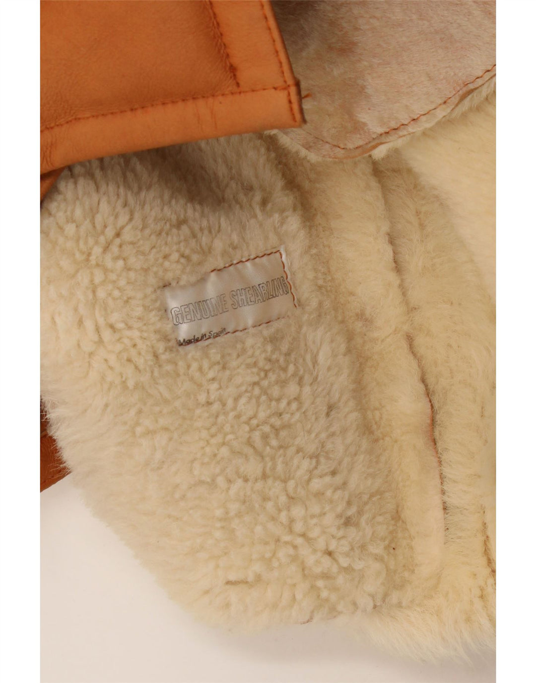 Vintage męska kurtka Shearling UK 36 Small Brown Shearling