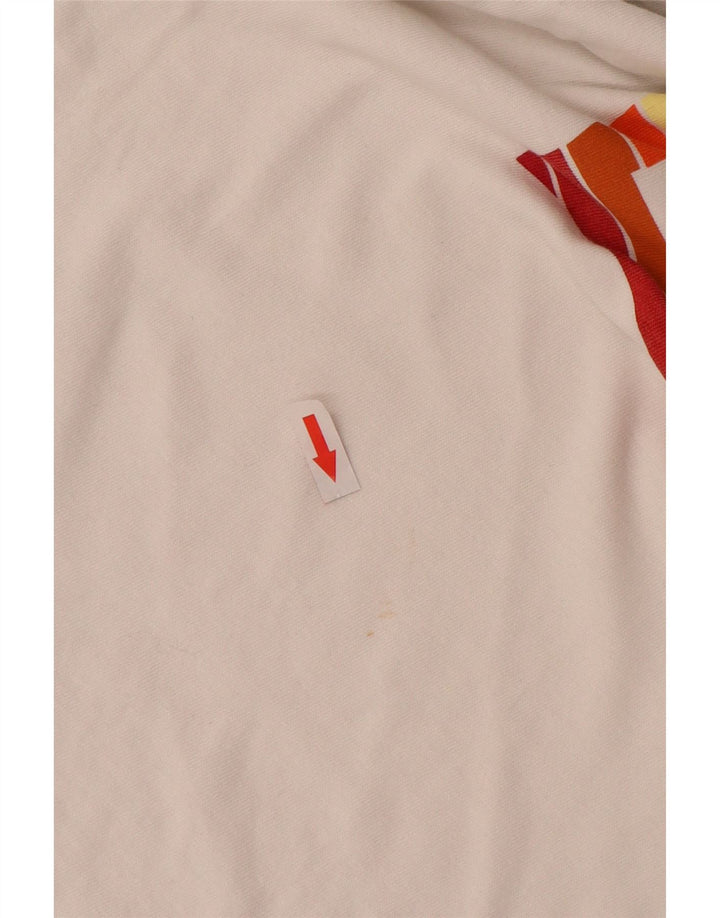 Damska koszulka z grafiką LEVI'S Top UK 10, mała, biała bawełna