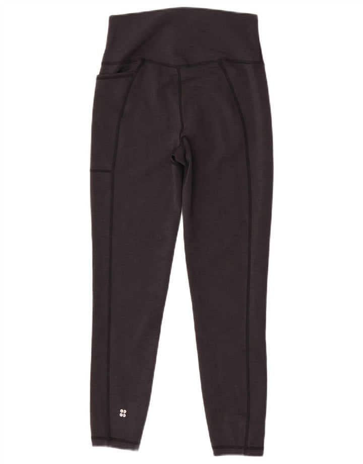 Damskie legginsy Sweaty Betty UK 8, małe, czarne, poliestrowe