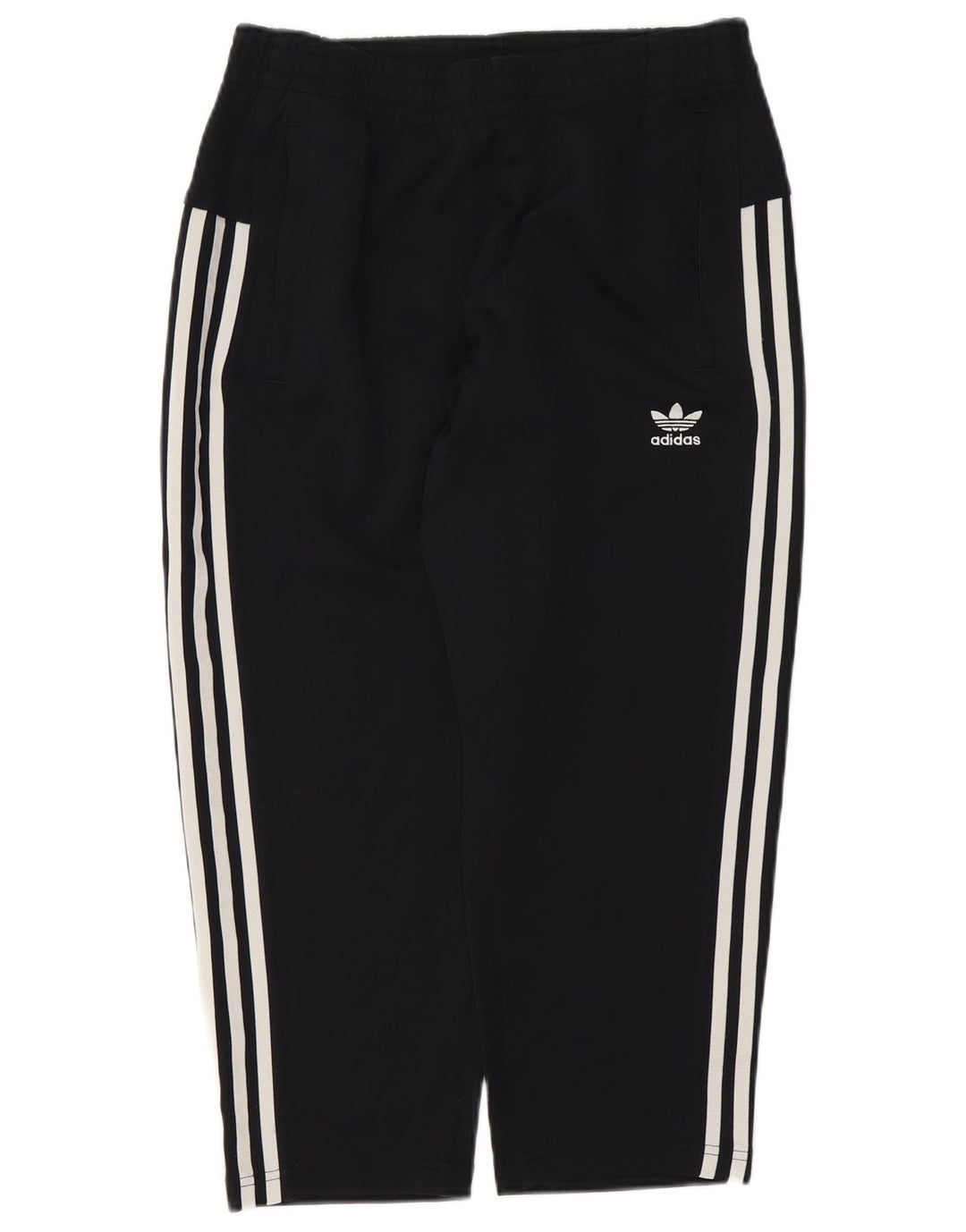 Męskie spodnie dresowe Adidas, małe, czarne, poliestrowe
