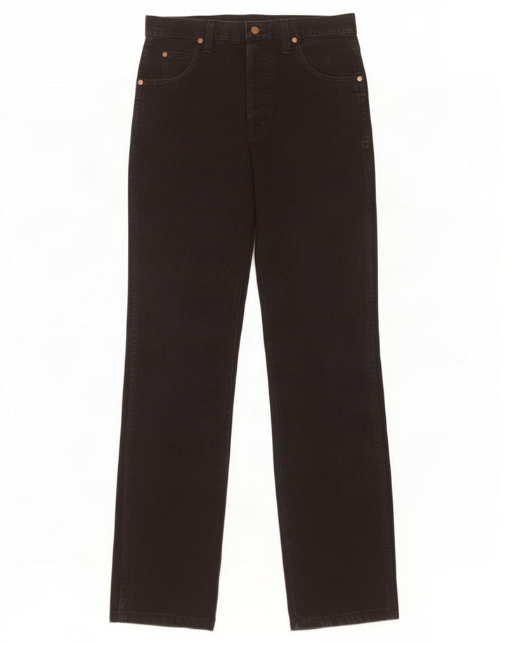 Męskie jeansy Wrangler Evolution Straight W31 L34, czarne, bawełniane