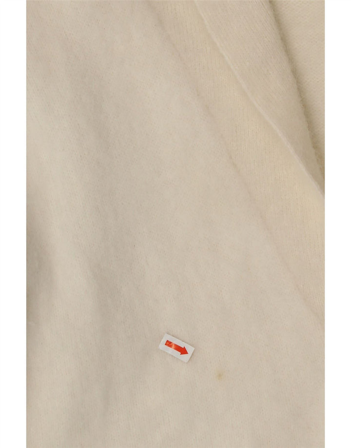 Damski sweter bolerko Monsoon UK 16, duży w kolorze złamanej bieli Angora