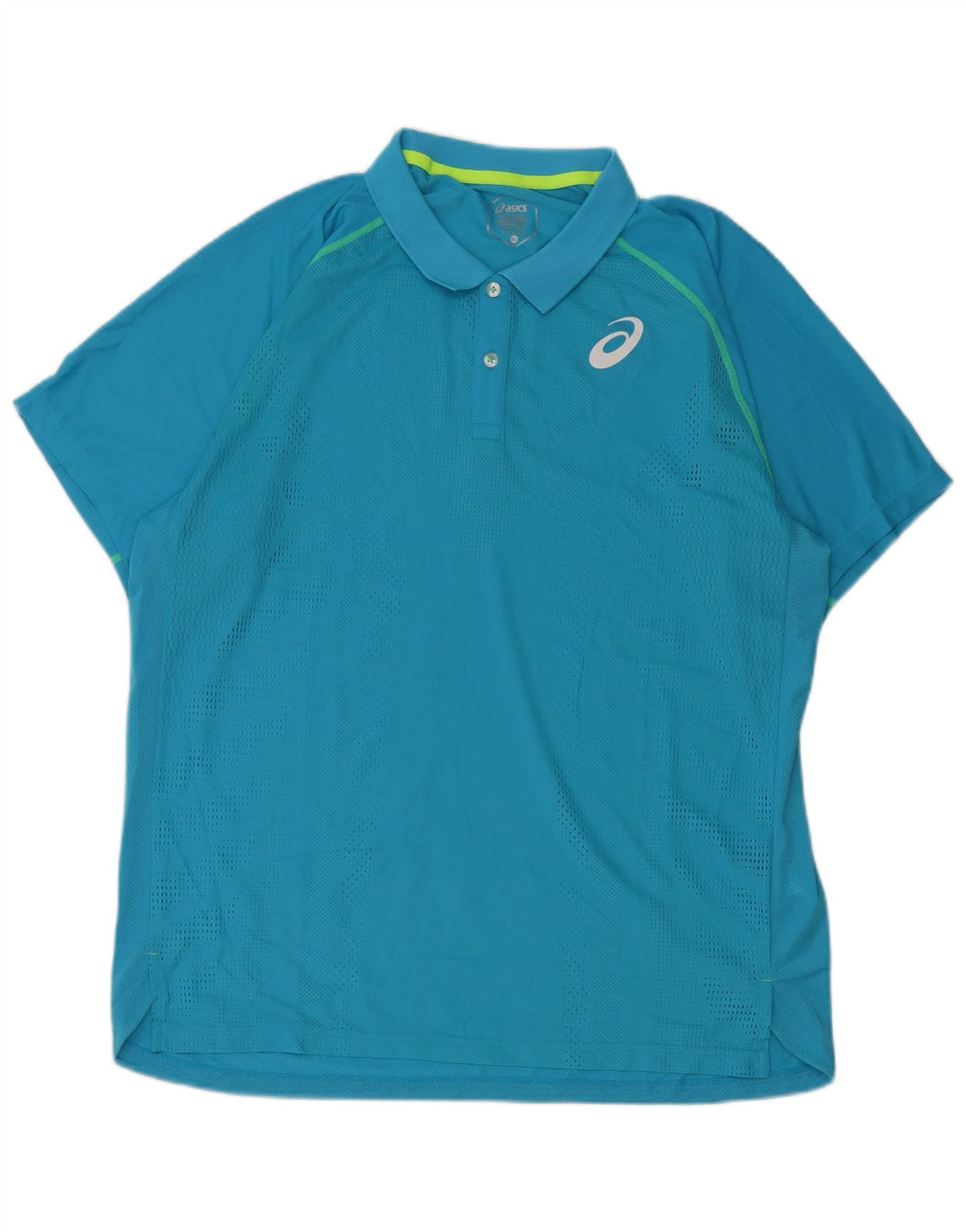 Męska koszulka polo Asics XL, niebieska, poliestrowa