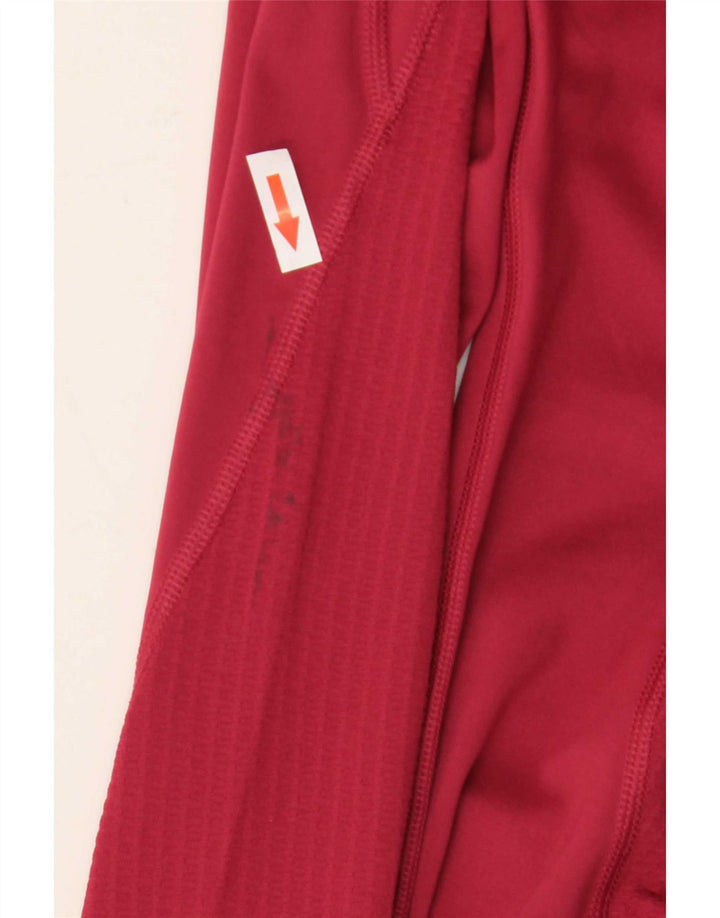 Legginsy damskie Reebok UK 4 XS, czerwone, poliestrowe