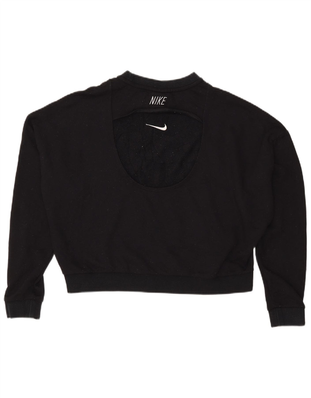 Damska bluza dresowa Nike Crop Oversize UK 18 XL, czarna, poliester