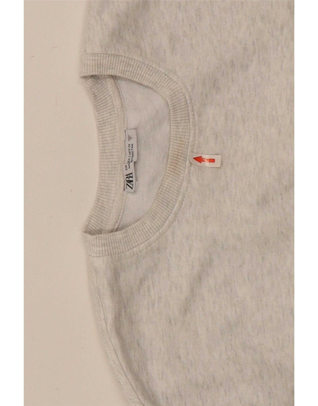 Damska bluza oversize Zara Crop Jumper UK 10 Small Grey Flecked