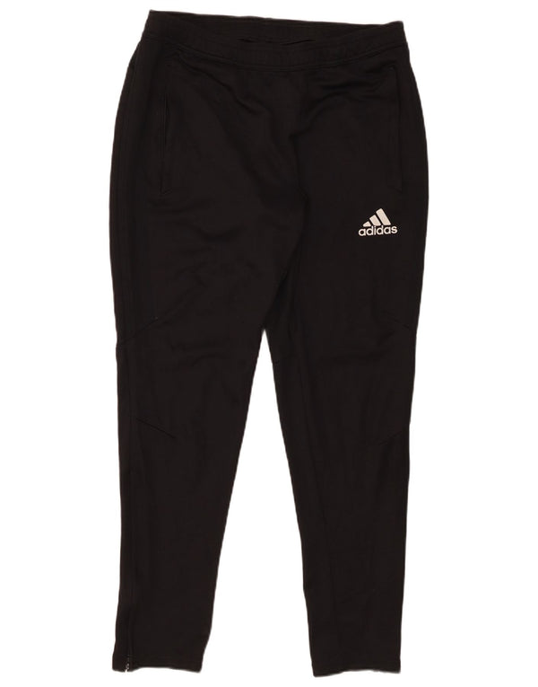 Męskie spodnie dresowe Adidas Climacool, średni czarny poliester