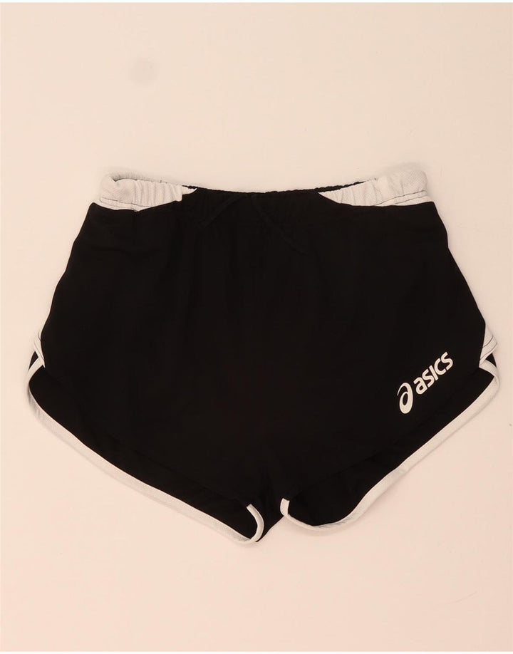 Damskie spodenki sportowe Asics Graphic UK 12, poliester w kolorze średniej czerni