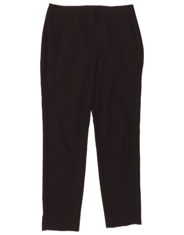 Damskie proste spodnie Topshop UK 10 Small W29 L27 Czarny poliester
