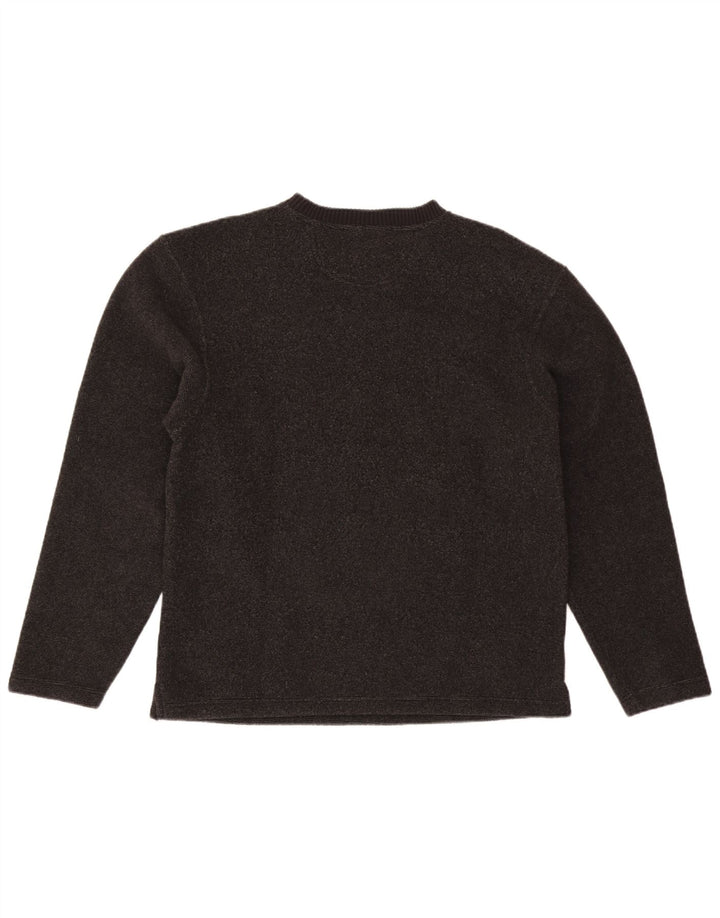 Męski sweter z dekoltem w łódkę INFINITY Średni szary poliester