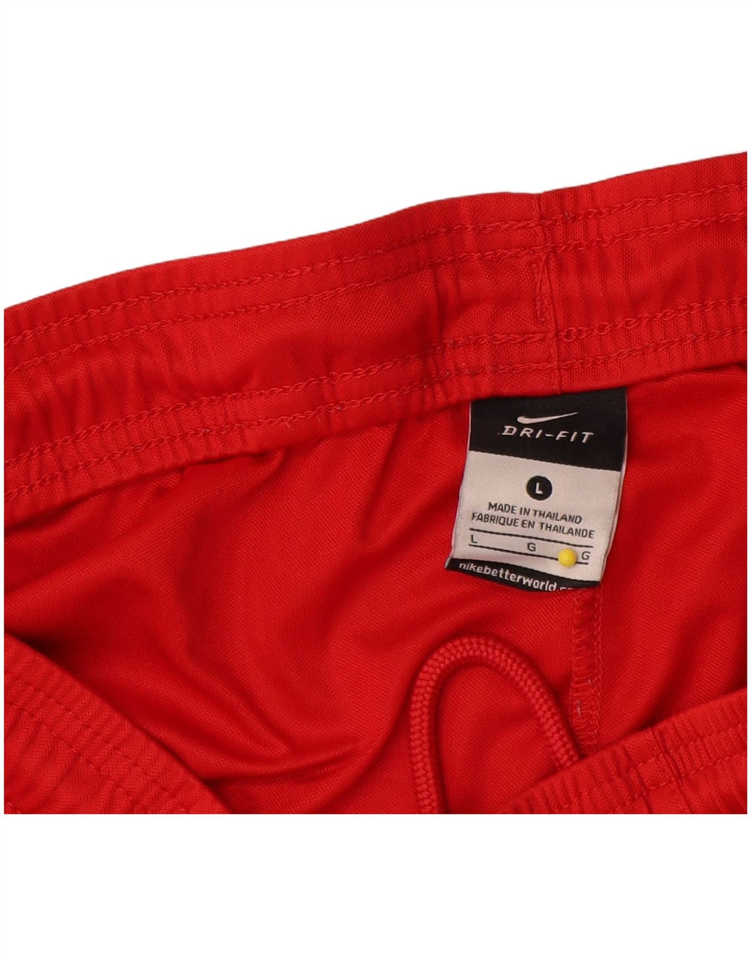 Męskie spodenki sportowe Nike Dri Fit, duże, czerwone, poliestrowe