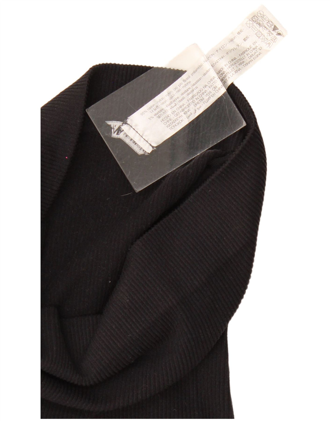 Spódnica damska Zara Maxi mała W26 z czarnego nylonu