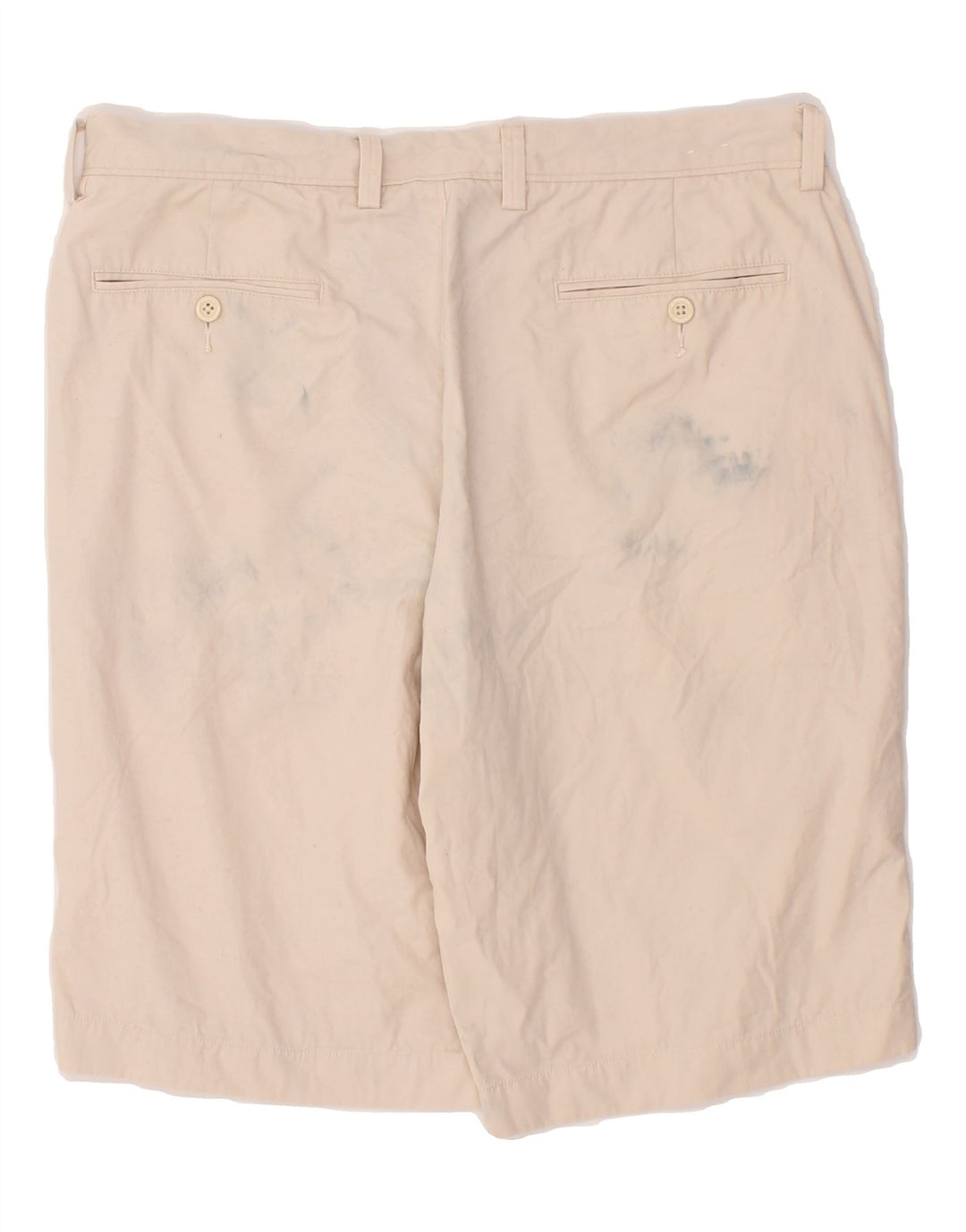 J. CREW Mens Chino Shorts W34 Large  Beige Cotton Vintage J. Crew and Second-Hand J. Crew from Messina Hembry 
