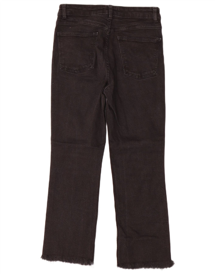Krótkie jeansy damskie Zara EU 40 Medium W30 L24 czarne