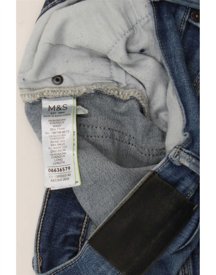 Marks & Spencer Męskie dżinsy w trudnej sytuacji W28 L33 Niebieskie bawełniane