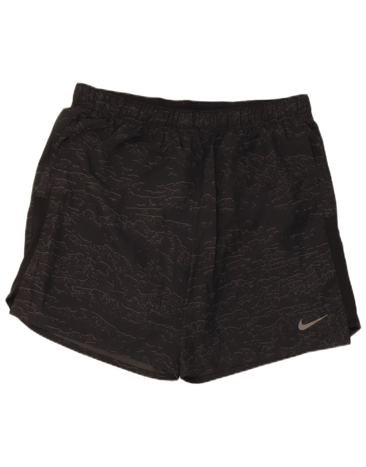 Męskie spodenki sportowe Nike Dri Fit, duży, czarny kamuflaż
