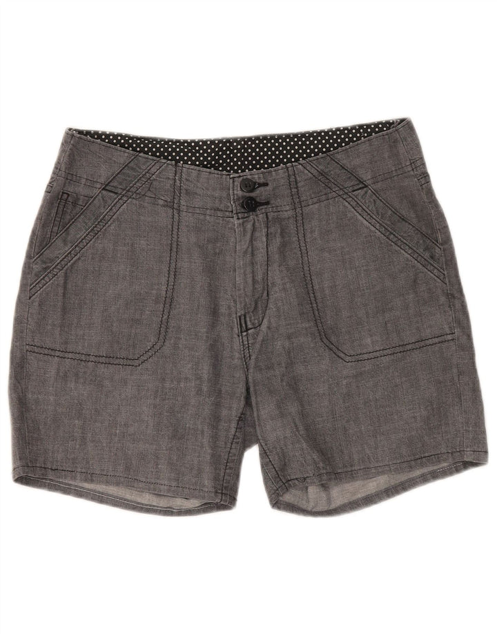 Damskie spodenki Chino MARKS & SPENCER UK 12 Medium W30, czarna bawełna