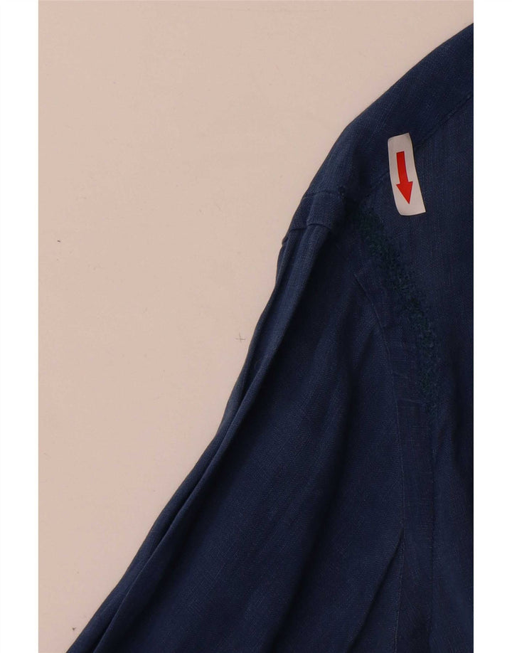 Koszula męska Ralph Lauren, mała, granatowa, lniana
