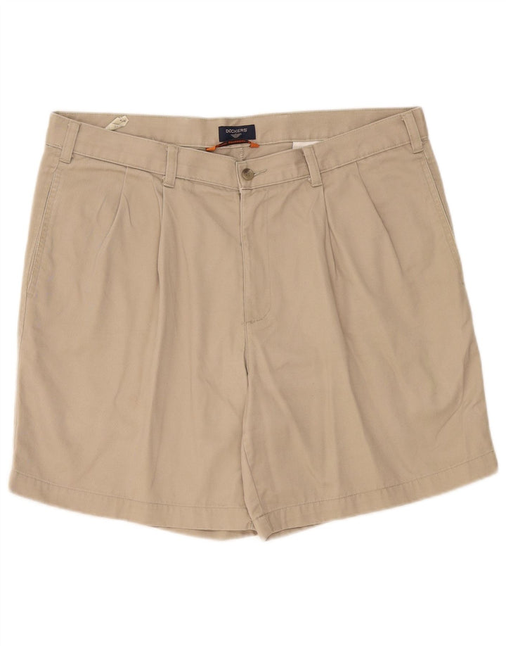 Spodenki męskie Dockers Chino W36, duże, beżowe, bawełniane
