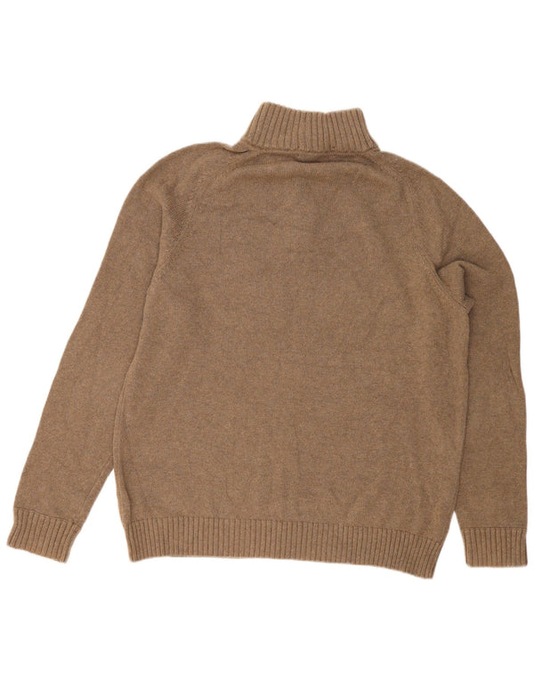 J. Crew Męski sweter zapinany na guziki XL, szary, bawełniany
