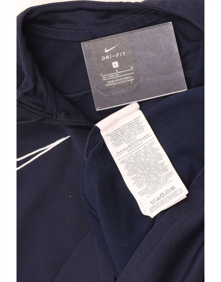Chłopięcy dres Nike Dri Fit z pulowerem, rozmiar 12-13 lat, rozmiar granatowy