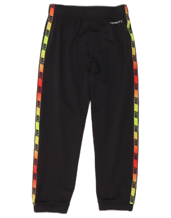 Chłopięce spodnie dresowe Nike Therma-Fit Joggers 5-6 lat, średnia czerń