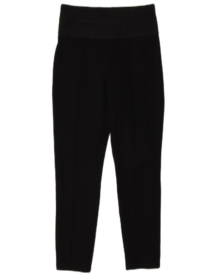 Damskie legginsy Zara Crop UK 8 Small Black w jodełkę