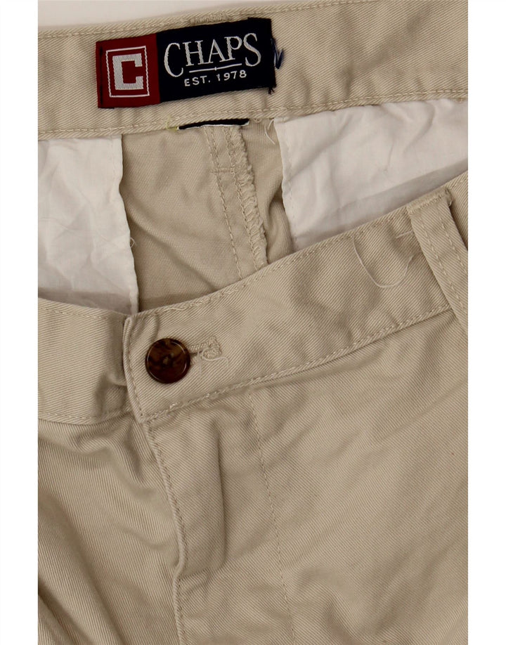 Męskie spodenki Chino Chaps W34, duże, beżowe