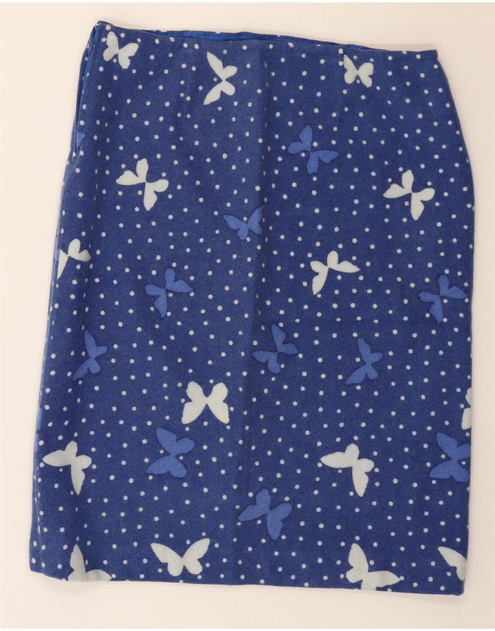 Dwuczęściowy zestaw spódnic damskich Heron UK 14 Medium W34 Blue Spotted Butterfly