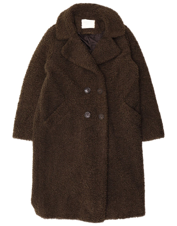 Płaszcz damski Zara Teddy Bear UK 16, duży, khaki