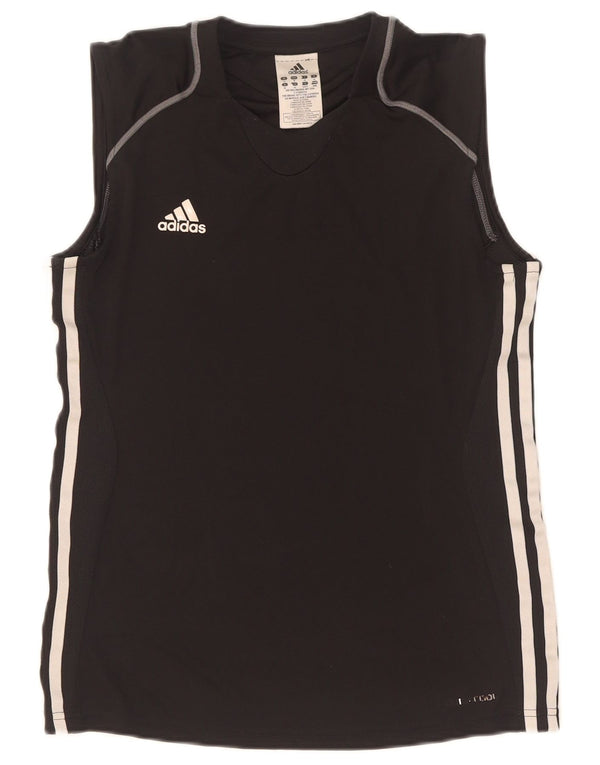 Damska kamizelka Adidas Climacool Top UK 14 Średni Czarny Poliester