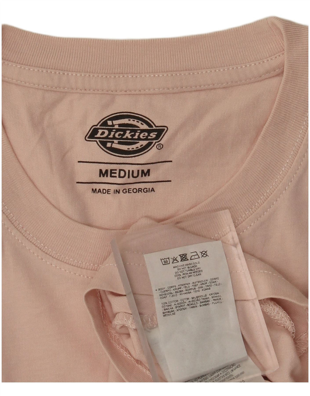 T-shirt męski Dickies Top, średni, różowy, bawełniany